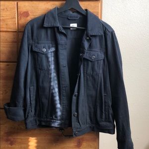 Gap Black Denim Jacket Large